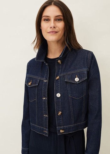 Phase Eight Caitlin Denim Jackets Blue Canada | VHSATW-473